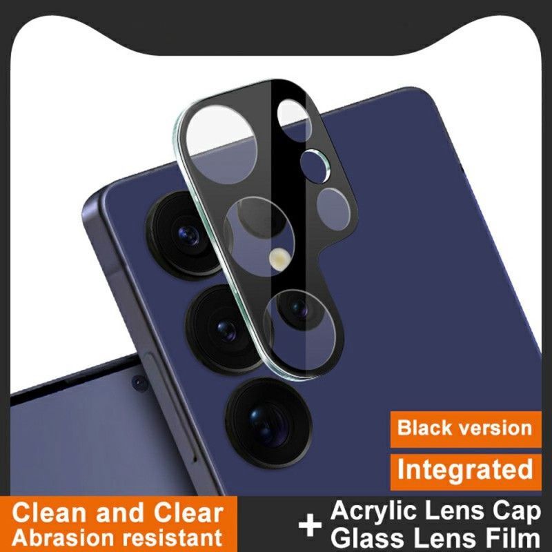 Lentille de Protection en Verre Trempé pour Samsung Galaxy S25 Ultra 5G (version noire)