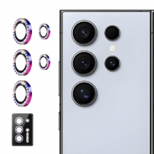 Lentilles de Protection Caméra pour Samsung Galaxy S25 Ultra 5G Anneaux Alliage et Strass