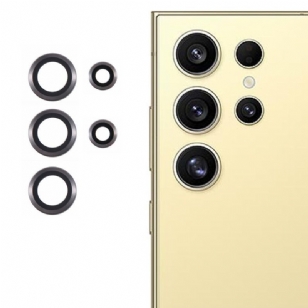 Lentilles de Protection pour Objectifs Samsung Galaxy S25 Ultra 5G Métal Électroplaqué et Verre Trempé
