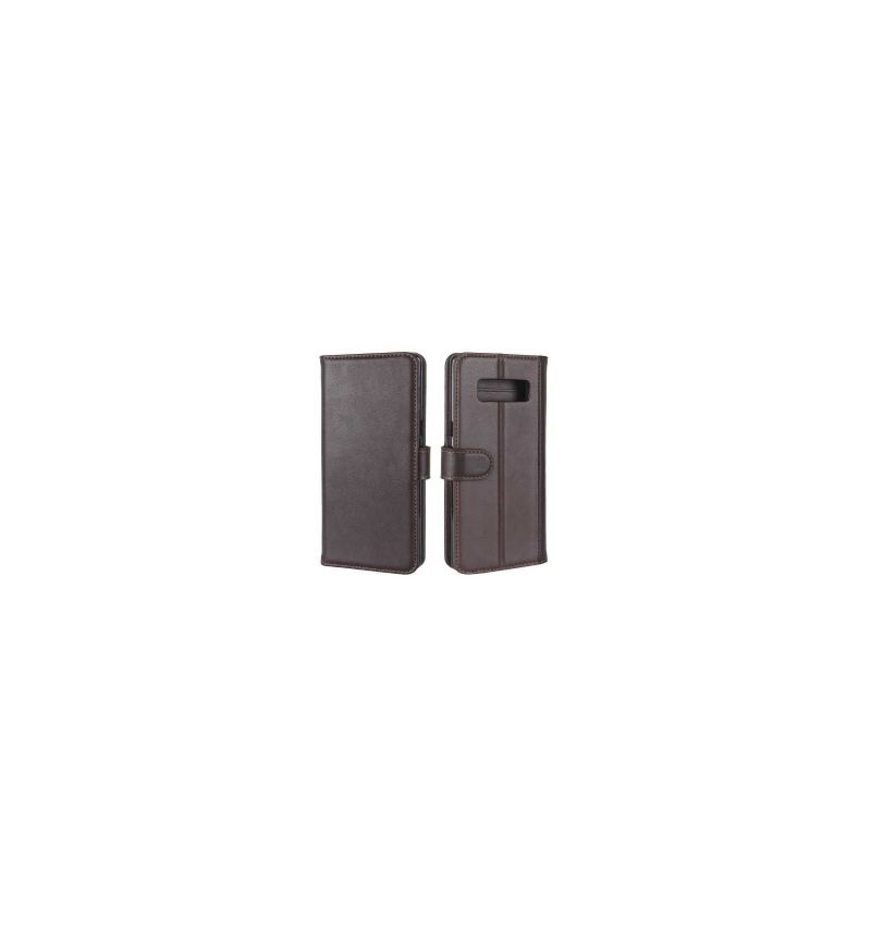 Housse Samsung Galaxy Note 8 Cuir Premium - Marron