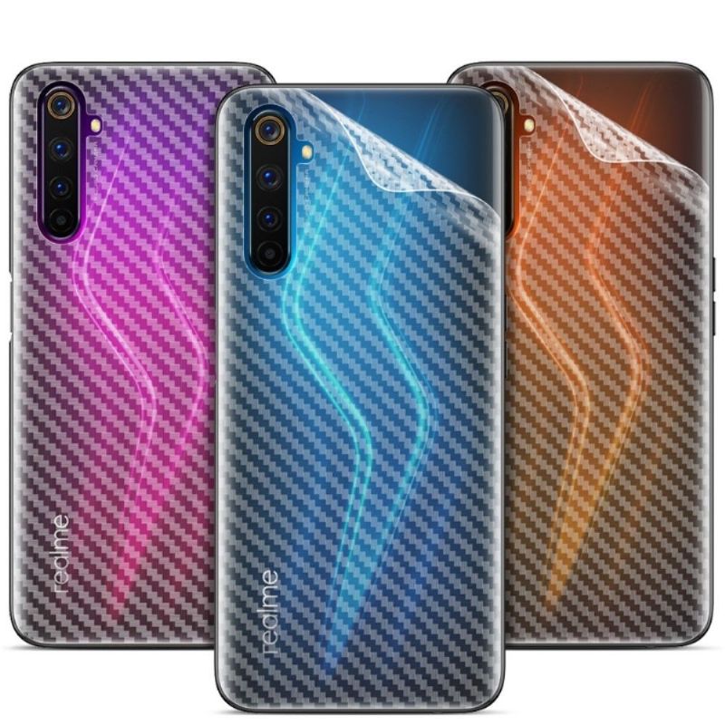 Films arrière carbone pour Realme 6 Pro (2 pièces)
