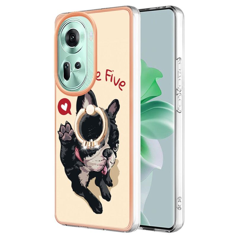 Coque Oppo Reno 11 5G Chien Give Me Five