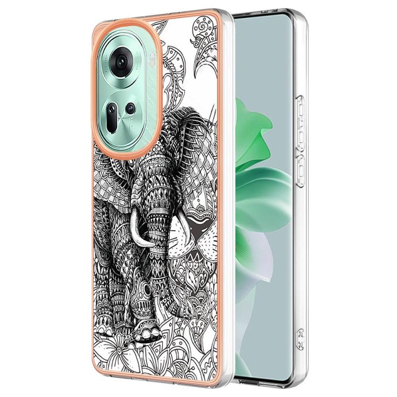 Coque Oppo Reno11 5G Éléphant Totem