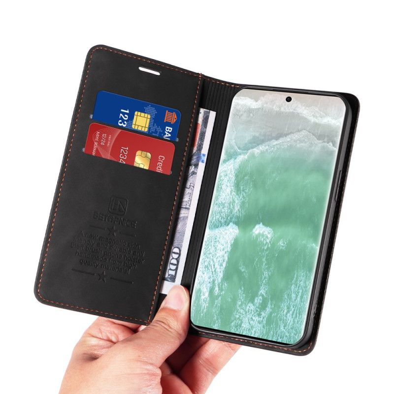 Flip Cover Oppo Reno 11 5G Blocage RFID Effet Daim BETOPNICE