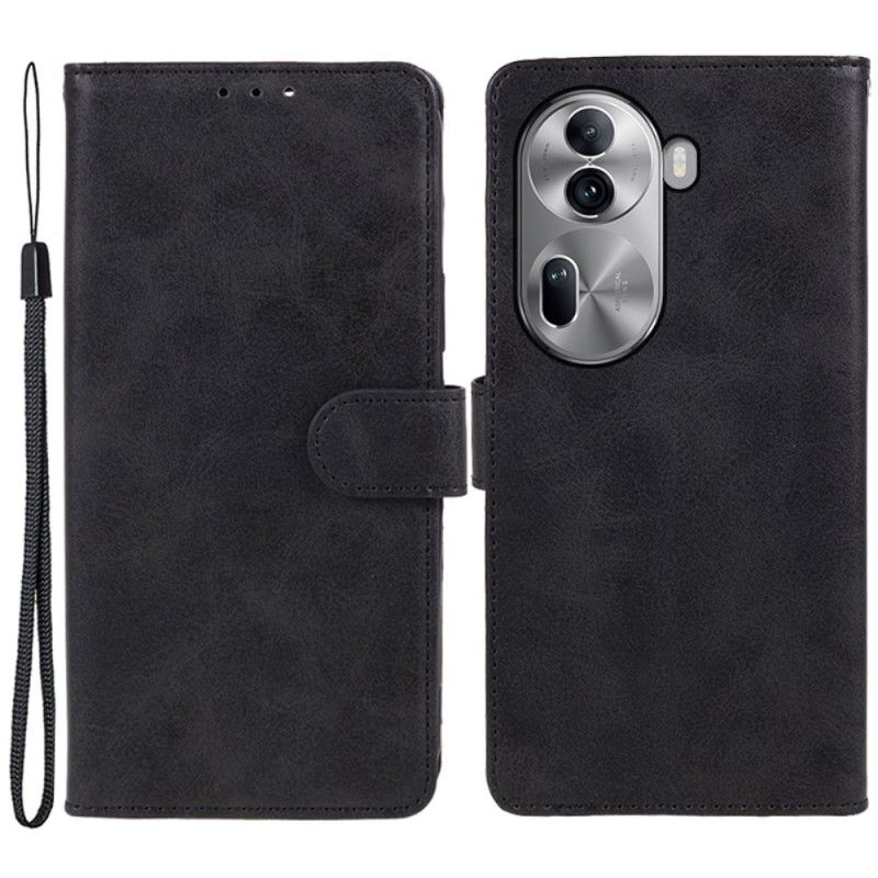 Housse Oppo Reno 11 5G Fermoir Magnétique à Lanière