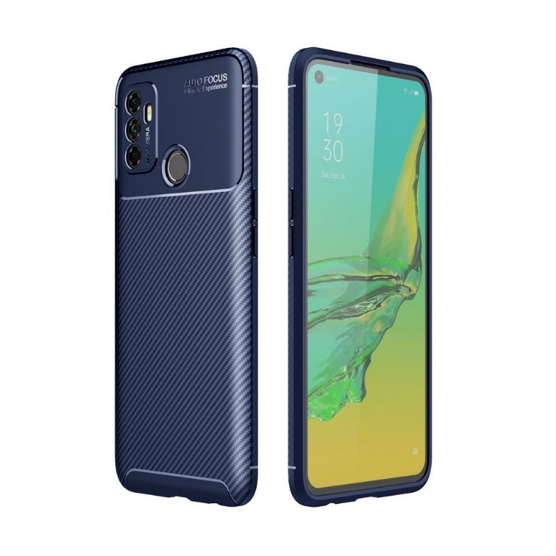 Coque Oppo A53 effet fibre de carbone