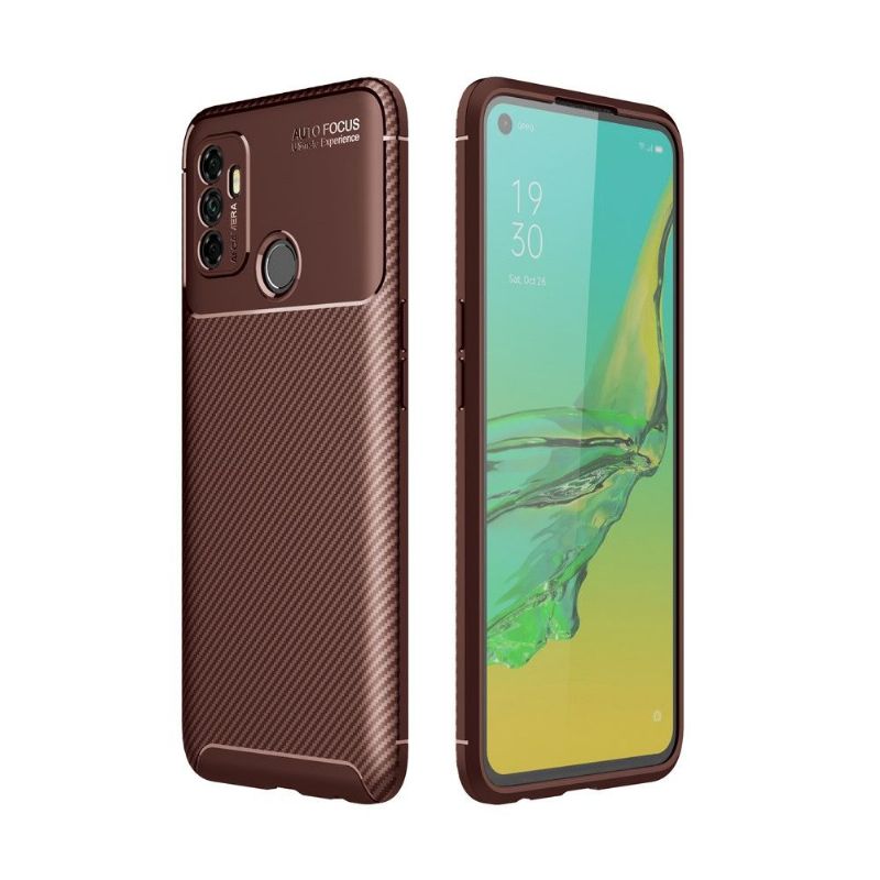 Coque Oppo A53 effet fibre de carbone