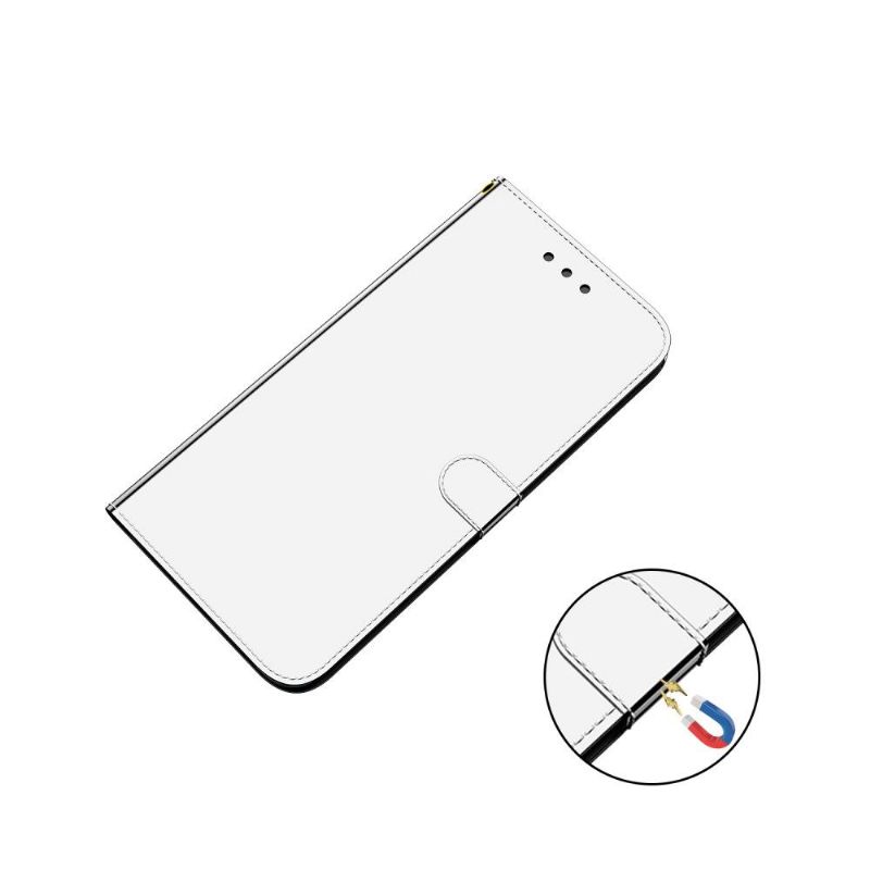 Housse Xiaomi Redmi Note 8 Pro simili cuir effet miroir