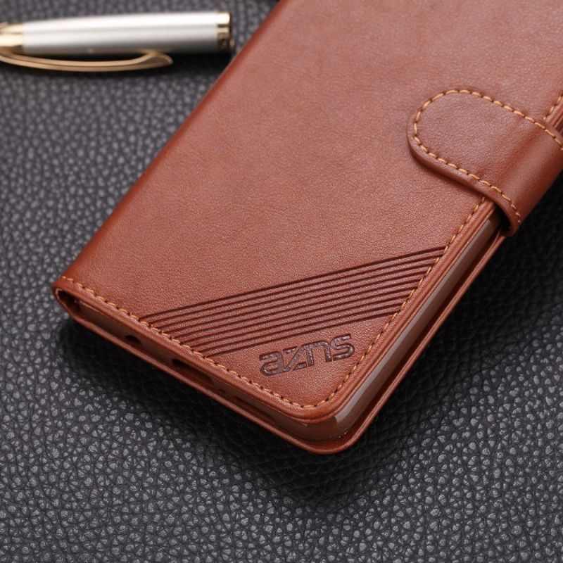 Xiaomi Redmi Note 8 Pro - Housse AZNS simili cuir