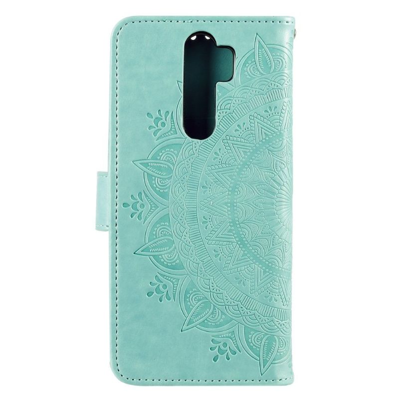 Xiaomi Redmi Note 8 Pro - Housse mandala soleil avec lanière