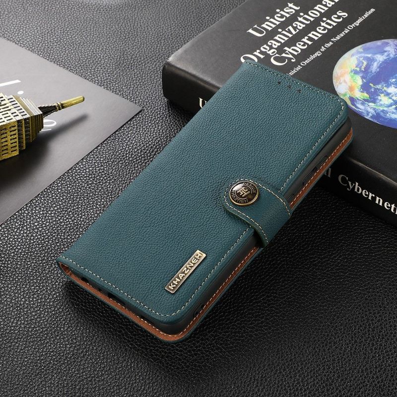 Housse Xiaomi Redmi Note 9T KHAZNEH Classic en cuir