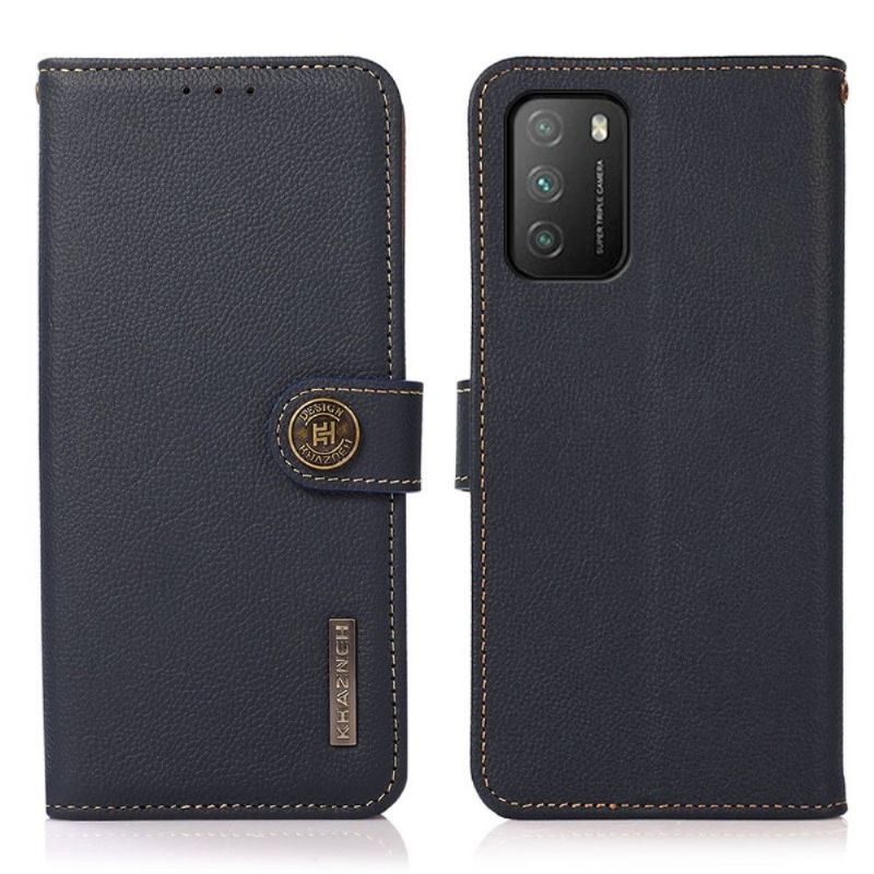 Housse Xiaomi Redmi Note 9T KHAZNEH Classic en cuir