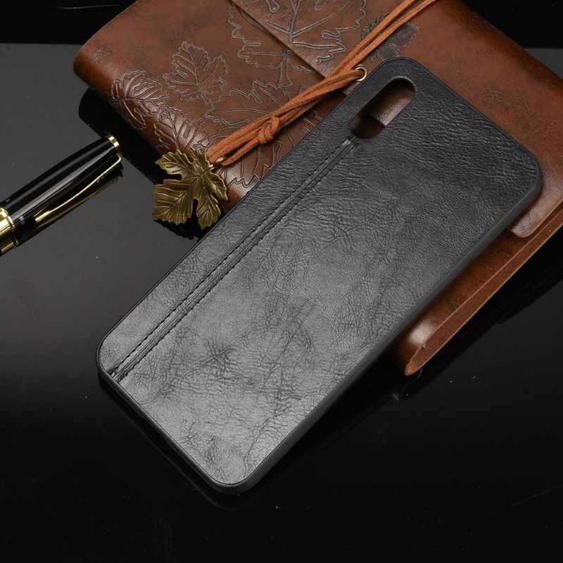 Coque Xiaomi Redmi 9A Effet Cuir Coutures