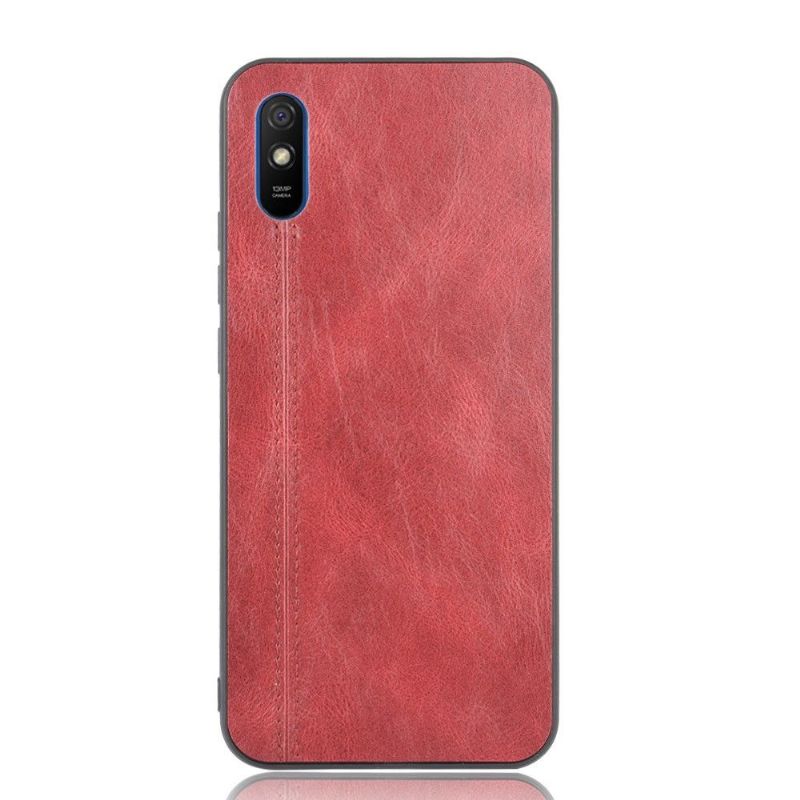 Coque Xiaomi Redmi 9A Effet Cuir Coutures