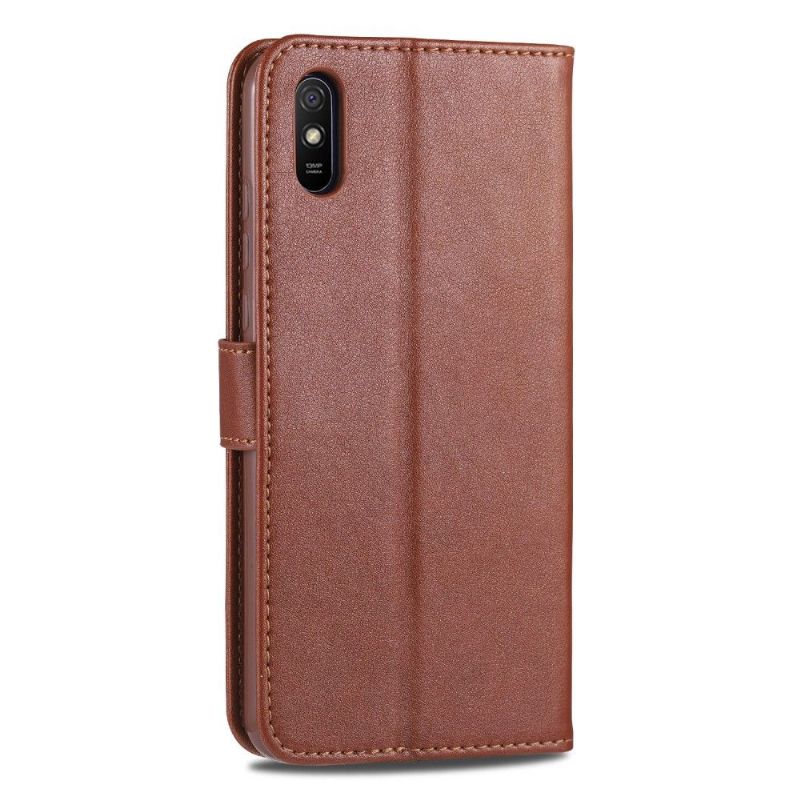 Housse Xiaomi Redmi 9A AZNS Retro Effet Cuir