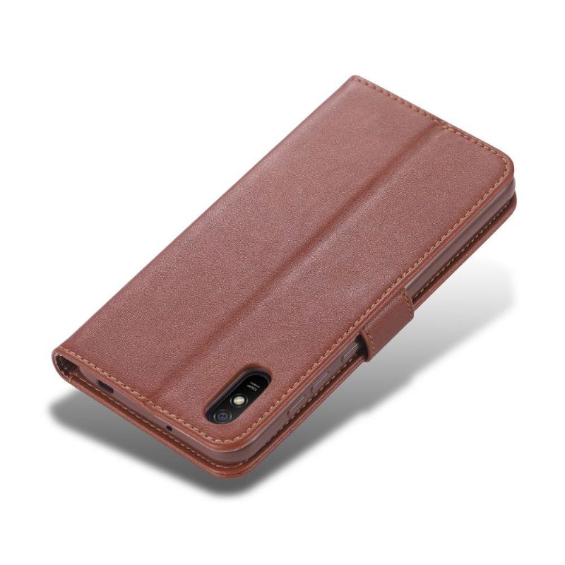 Housse Xiaomi Redmi 9A AZNS Retro Effet Cuir