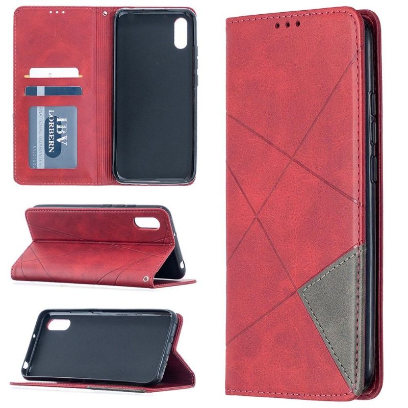 Housse Xiaomi Redmi 9A Célinia Style Cuir Porte Cartes