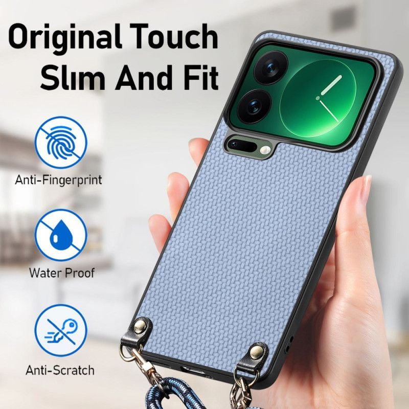 Coque à Cordon Xiaomi 17 Pro Simili Cuir
