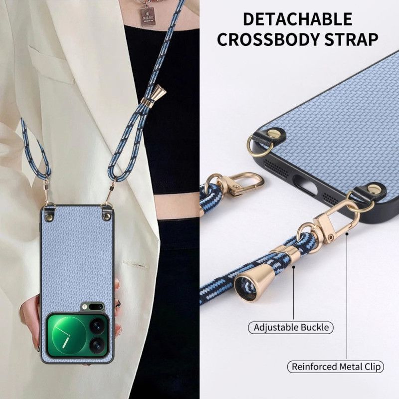 Coque à Cordon Xiaomi 17 Pro Simili Cuir