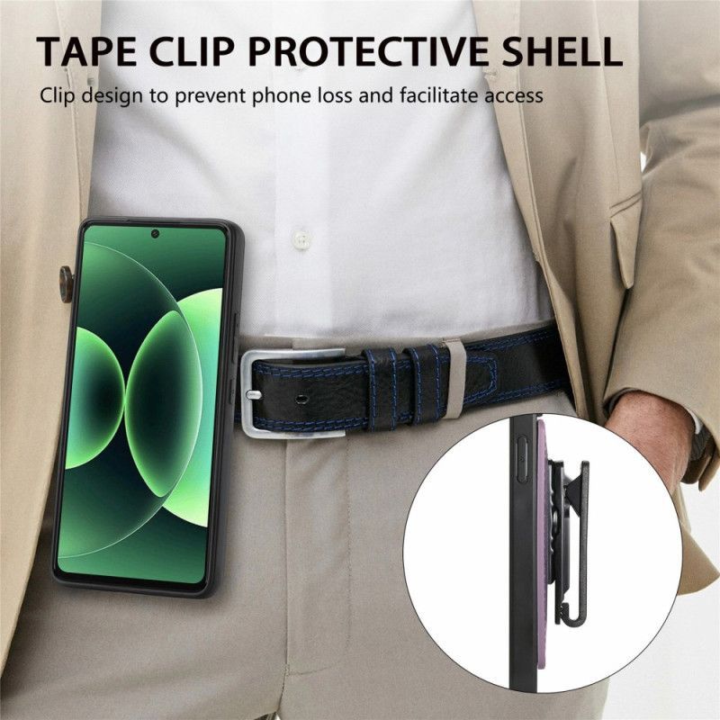 Coque Xiaomi 17 Pro Clip Ceinture et Support
