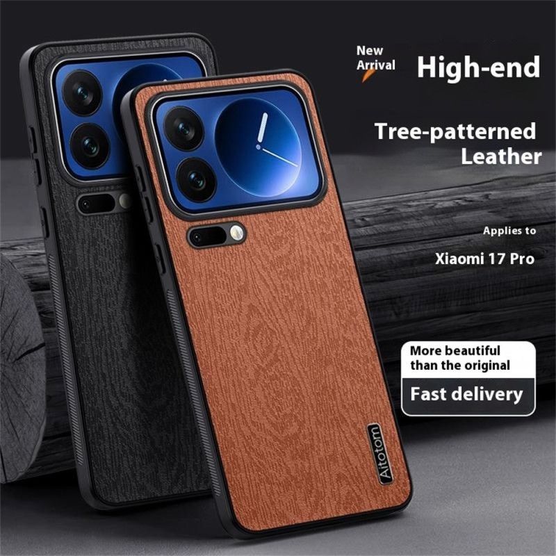 Coque Xiaomi 17 Pro Effet Bois AZNS