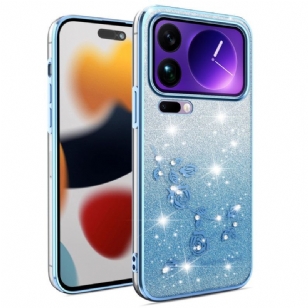 Coque Xiaomi 17 Pro Fleurs et Strass