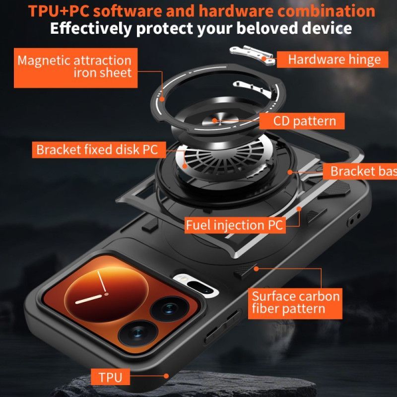 Coque Xiaomi 17 Pro Magnétique avec Béquille Rotative