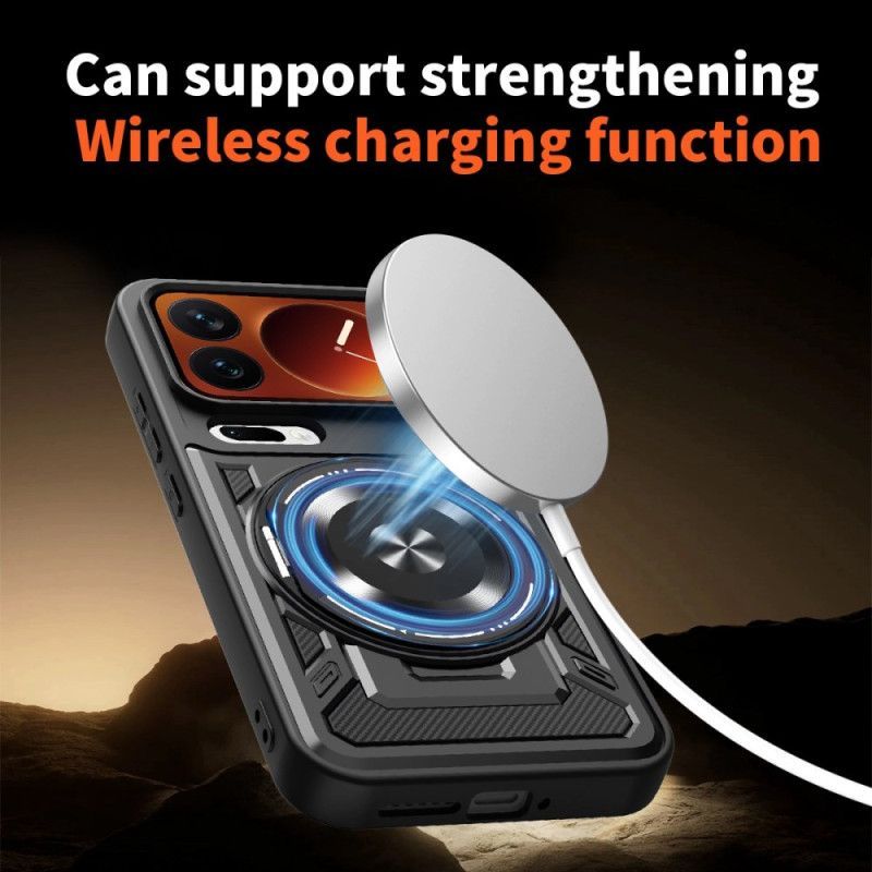 Coque Xiaomi 17 Pro Magnétique avec Béquille Rotative