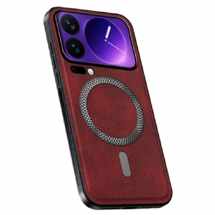 Coque Xiaomi 17 Pro MagSafe Effet Cuir