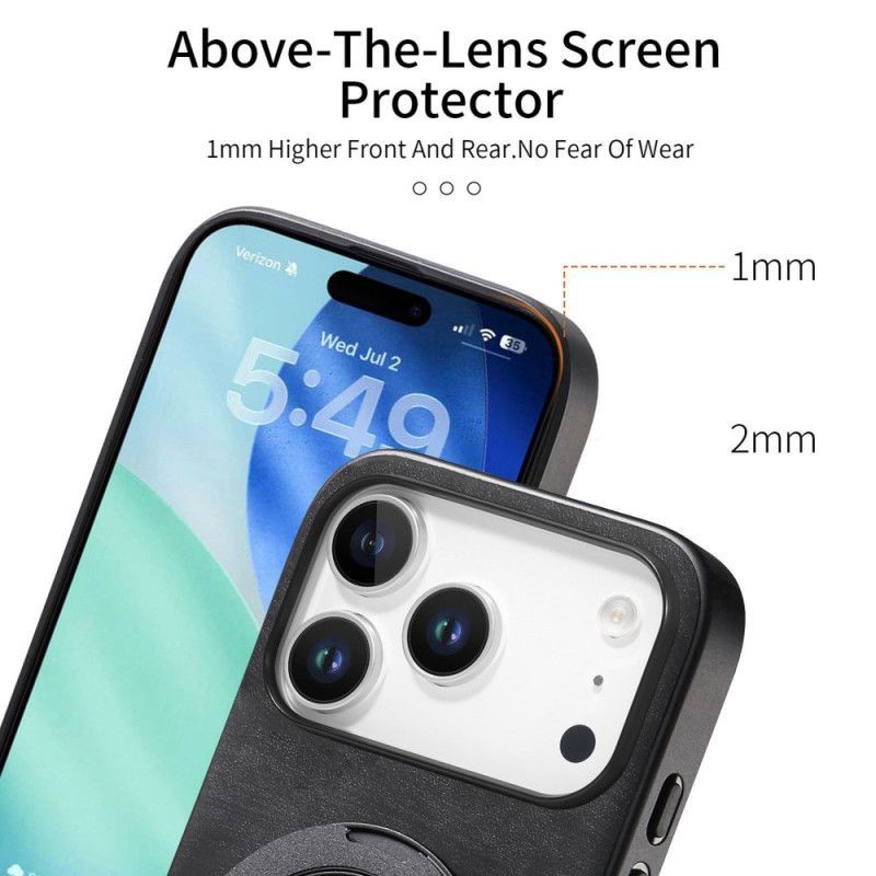 Coque Xiaomi 17 Pro Support Rotatif Design Rétro