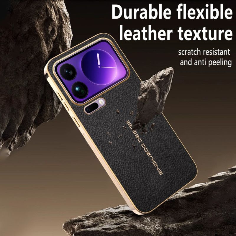 Coque Xiaomi 17 Pro Texture Litchi Anti-Rayures