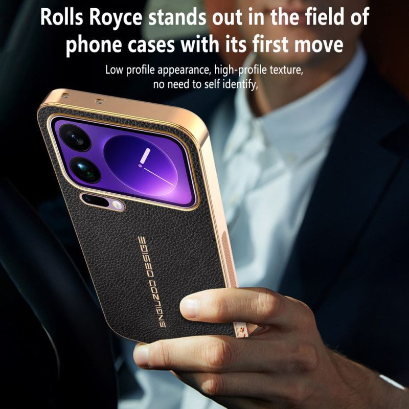 Coque Xiaomi 17 Pro Texture Litchi Anti-Rayures