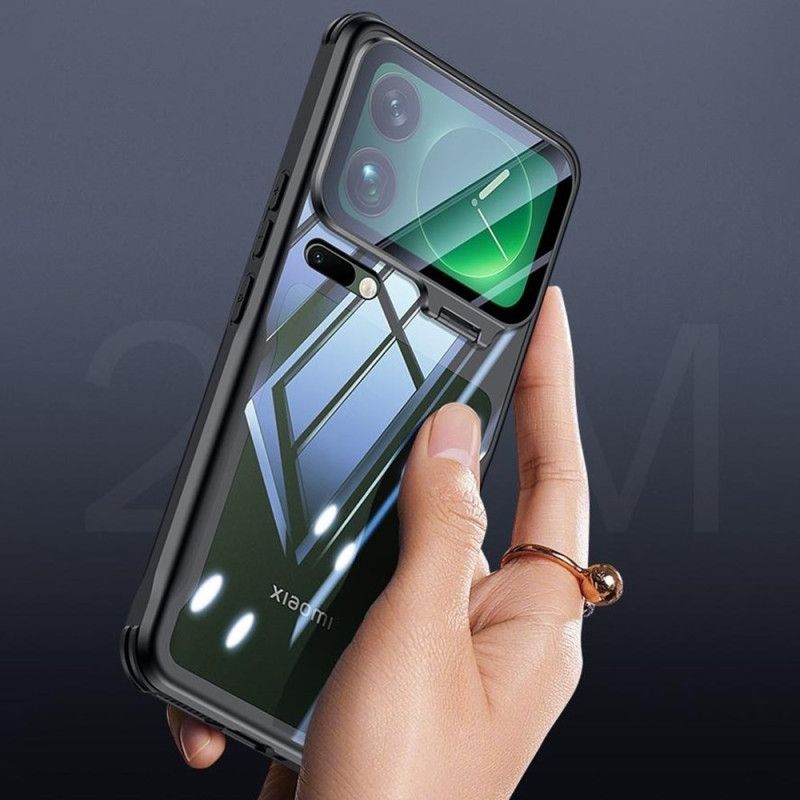 Coque Xiaomi 17 Pro Transparente Support Intégré et Protection Caméra