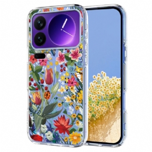 Coque Xiaomi 17 Pro Transparentes Papillons et Fleurs