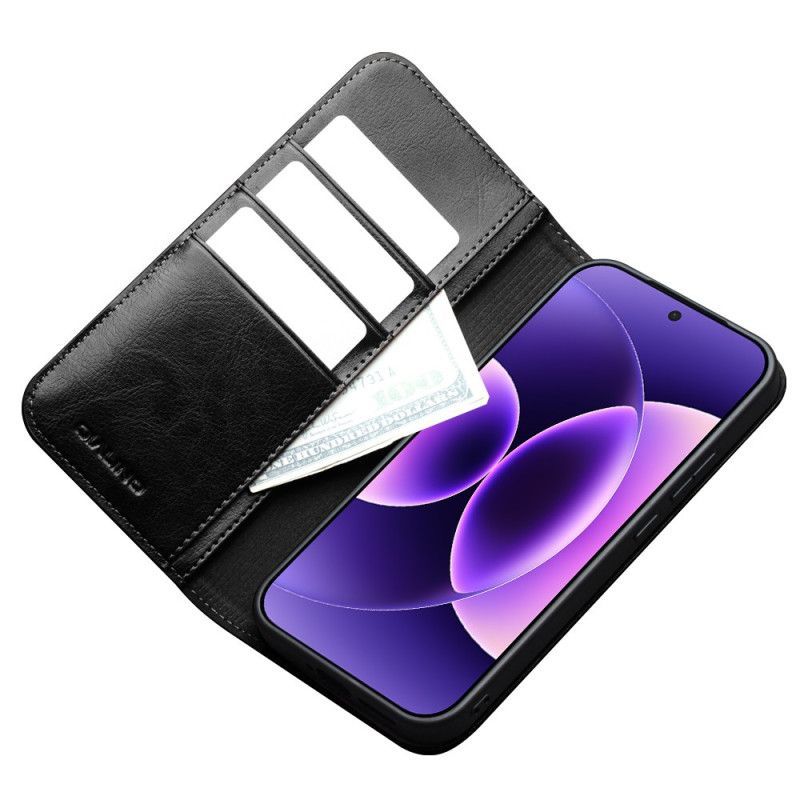 Fip Cover Xiaomi 17 Pro Cuir Véritable QIALINO