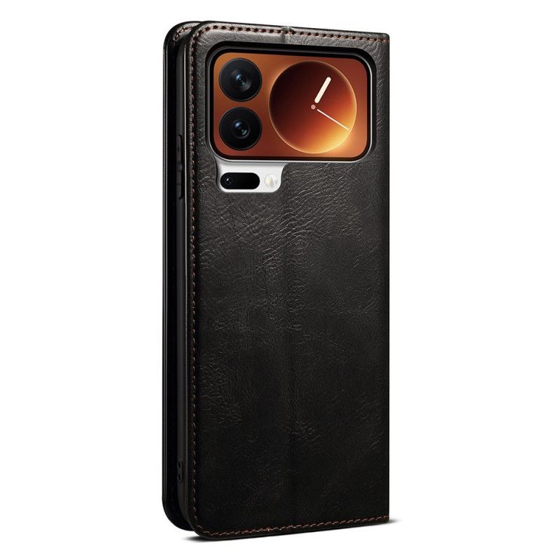 Flip Cover Xiaomi 17 Pro Simili Cuir Ciré