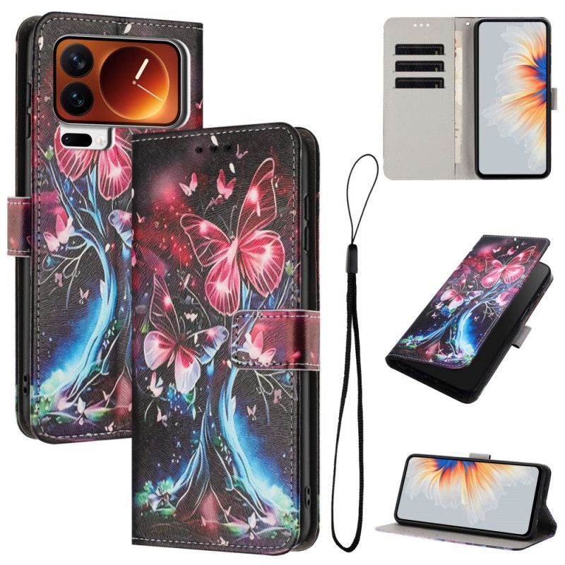 Housse Xiaomi 17 Pro Arbre aux Papillons