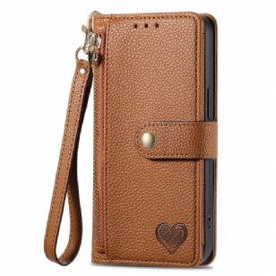 Housse Xiaomi 17 Pro Blocage RFID Design Coeur