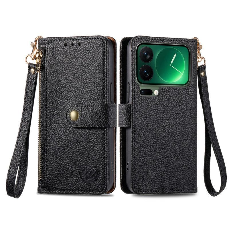 Housse Xiaomi 17 Pro Blocage RFID Design Coeur