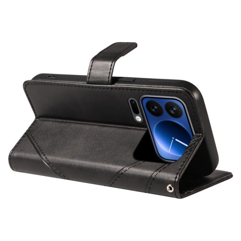 Housse Xiaomi 17 Pro Effet Cuir Bicolore