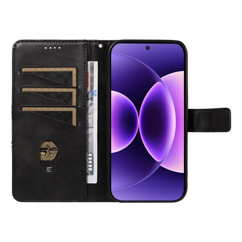 Housse Xiaomi 17 Pro Effet Cuir Bicolore