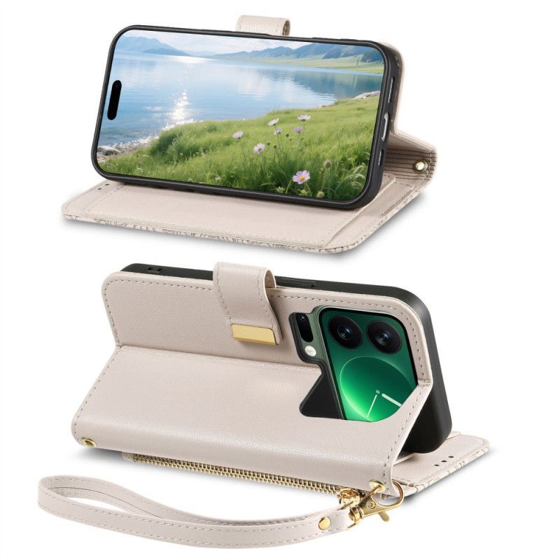 Housse Xiaomi 17 Pro Motif Floral et Feuilles