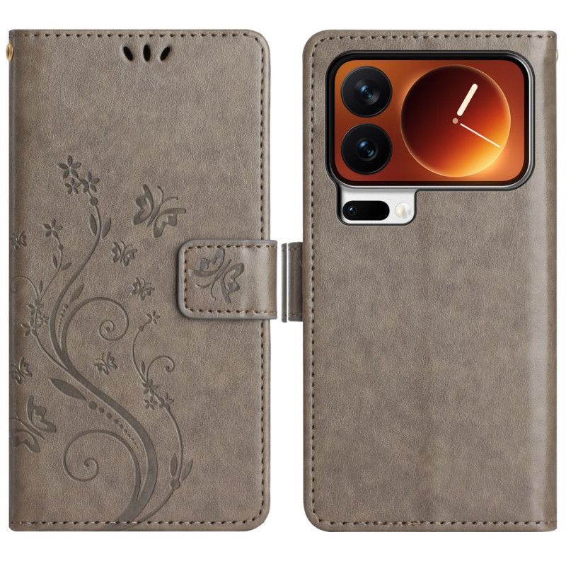 Housse Xiaomi 17 Pro Papillons et Fleurs