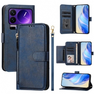 Housse Xiaomi 17 Pro Poche Zippée et Multiples Porte-Cartes