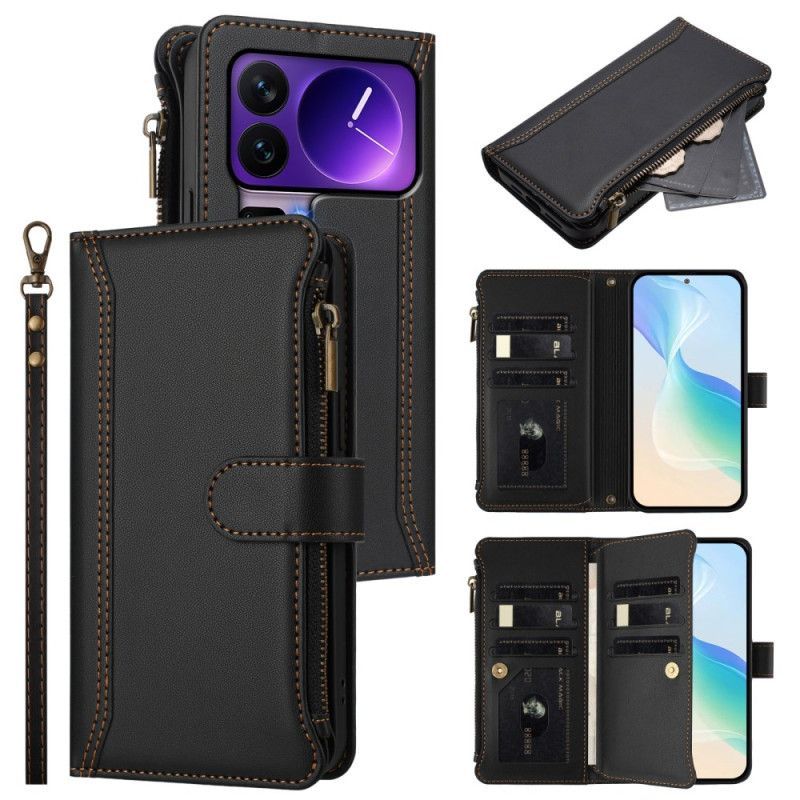 Housse Xiaomi 17 Pro Portefeuille 9 Porte-Cartes