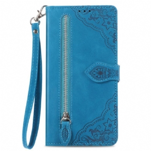 Housse Xiaomi 17 Pro Portefeuille Motif Dentelle