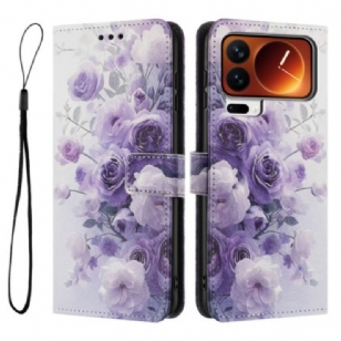 Housse Xiaomi 17 Pro Roses Violettes