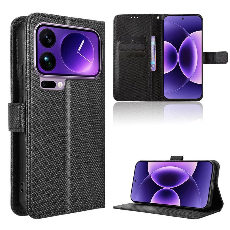 Housse Xiaomi 17 Pro Simili Cuir Texturé