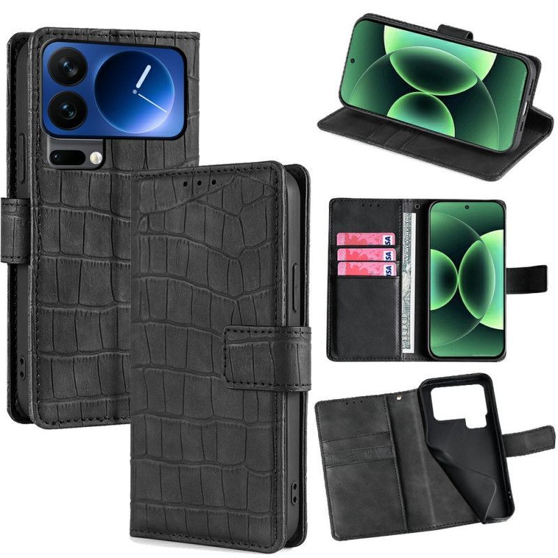 Housse Xiaomi 17 Pro Texture Crocodile