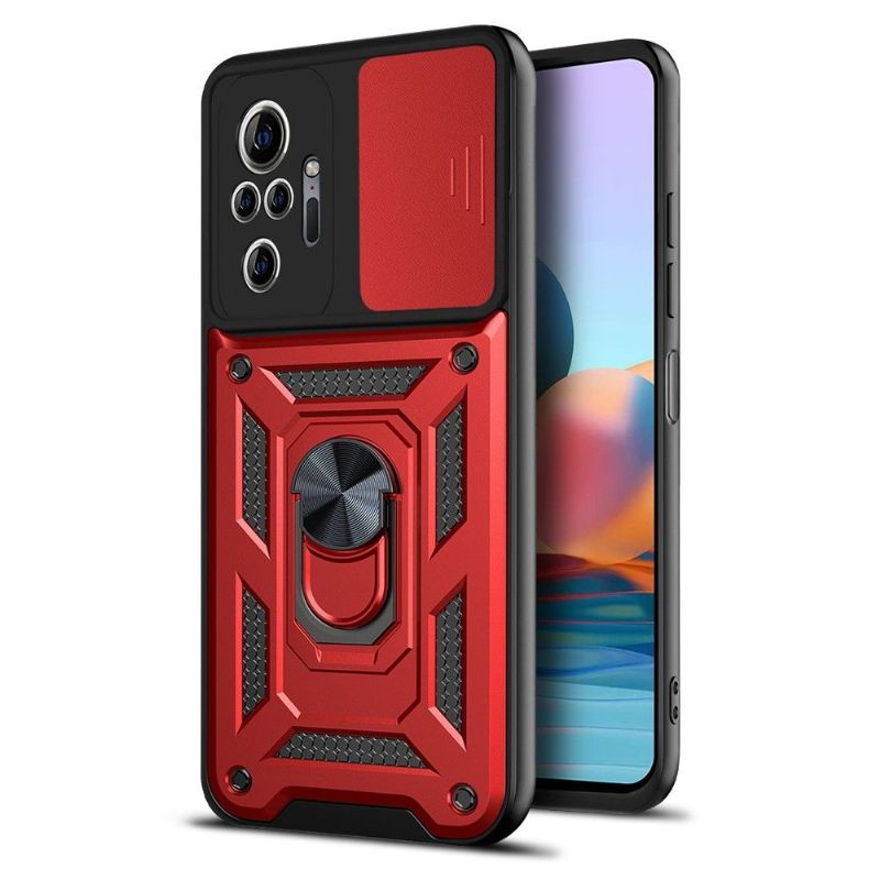 Coque Xiaomi Redmi Note 10 Pro Camera Slide Fonction Support